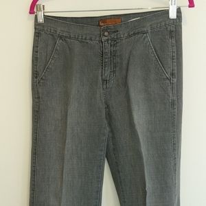 Lee Jeans cuffed straight leg grey pockets